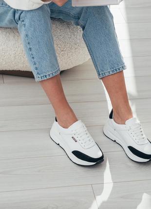 Акция кроссовки из натуральной кожи и замши3 фото