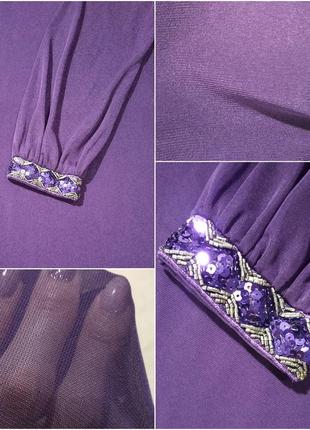 Фиолетовое сиреневое платье трапеция р.48\14 dorothy perkins6 фото