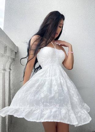 Женское платье с цветочным рисунком3 фото