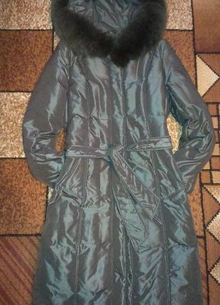 Sale 🔥 пуховик-пальто с натуральным мехом snow owl