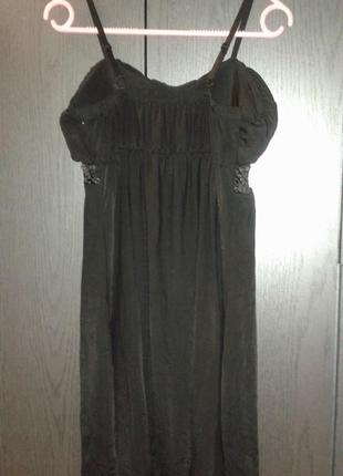 Ефектне міні сукня azara , чорне з бісером, розмір s/m.2 фото
