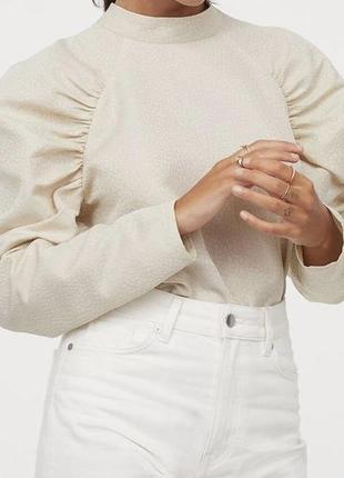Жакардова блуза від h&m.2 фото