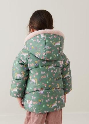 Next теплища курточка на меху для девушек 3мест-7роков🦄🦄🦄2 фото