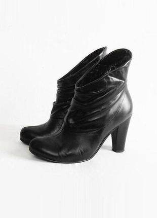 Кожаные полусапожки батильоны