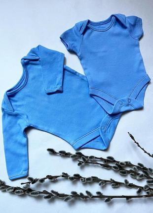 Набор боди на короткий и длинный рукав от george