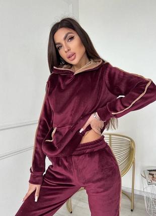 Велюровий спортивний костюм,велюровый спортивный костюм,прогулочный костюм,прогулянковий костюм