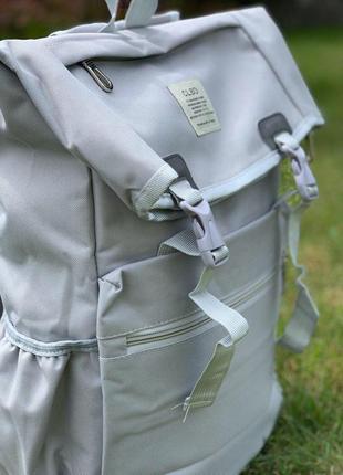 Удобный и вместительный рюкзак ролл clbd в сером цвете😍5 фото