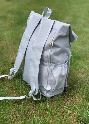 Удобный и вместительный рюкзак ролл clbd в сером цвете😍7 фото