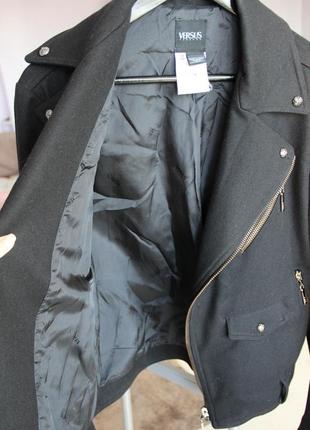 Шерстяная куртка косуха versace versus4 фото
