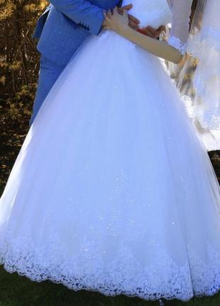 Свадебное платье, шикарное платье2 фото