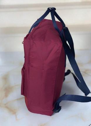 Удобный женский рюкзак fjallraven kanken classic в шикарном бордовом цвете😍2 фото