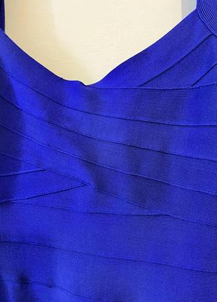 Силуэтное платье резинка мини в стиле balmain3 фото