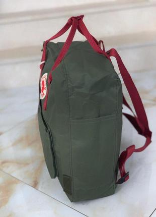 Fjallraven kanken classic жіночий рюкзак в кольорі хакі 😍3 фото