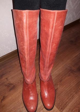 Женские кожаные сапоги от venison4 фото