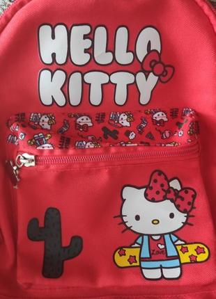 Детский дошкольный рюкзак hello kitty5 фото