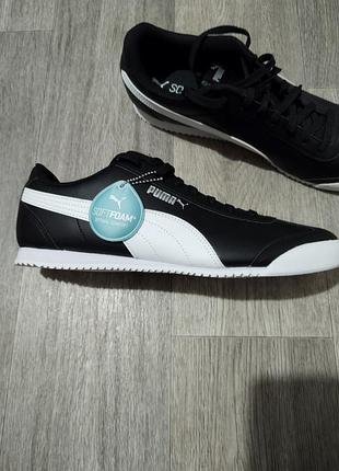 Мужские кроссовки / puma / чёрные кожаные кроссовки / мужская обувь / мужская одежда / ботинки