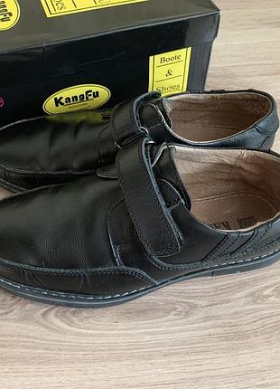 Кожаные туфли 34 р, 22,5 см