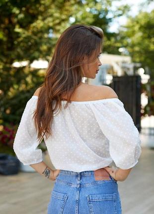 Жіноча блуза шифонова біла чорна зелена червона рожева зелена6 фото