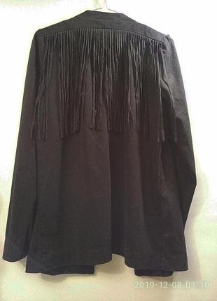 🔥🔥🔥 тренд 2022🔥🔥🔥жакет пиджак блейзер с длиной бахромой  под замш