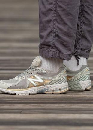 Качественные кроссовки new balance 860 v2 beige