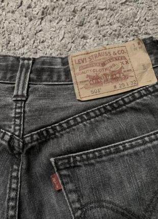 Шорти джинсові джинс оригінал брендові левайс фірмові короткі сірі підкати levi's1 фото