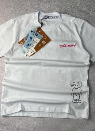 Мужская брендовая футболка off white / качественные футболки офф вайт на лето