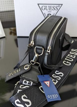 Сумочка guess black mat3 фото