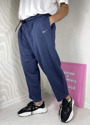 Nike спортивные штаны найк tech синие базовые широкие sb повседневные swoosh свиш лого спортивки1 фото