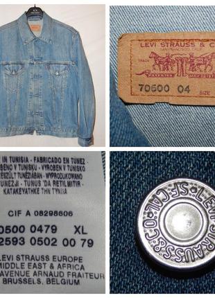 Куртка джинсова slim fit vntg 90-х levis 70500 046 фото