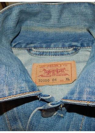 Куртка джинсова slim fit vntg 90-х levis 70500 049 фото