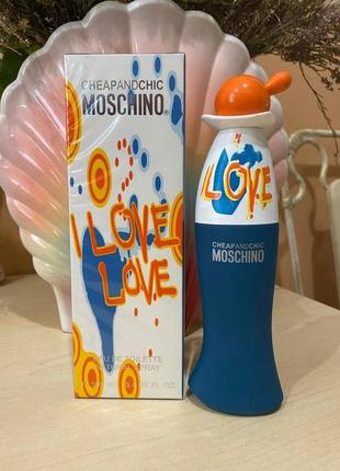 Туалетна вода moschino i love love cheap and chic 100 мл1 фото