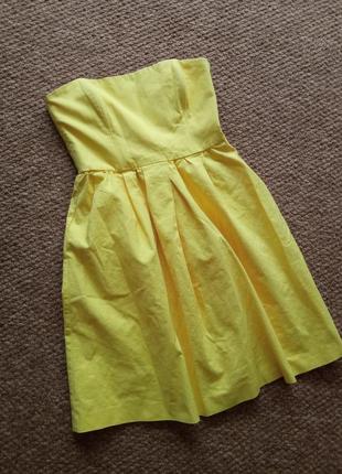 Платье бюстье без бретелек