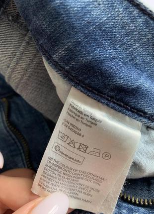 ✨актуальная джинсовая юбка с v-образным разрезом от h&amp;m10 фото