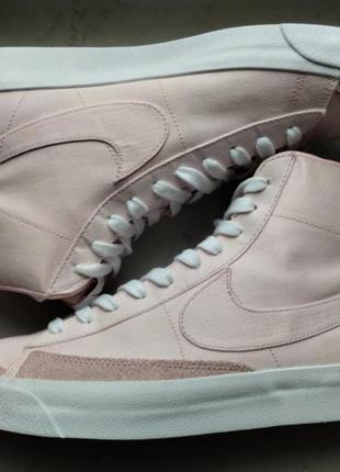 Кеди високі nike blazer mid 77 vintage pink foam оригінал