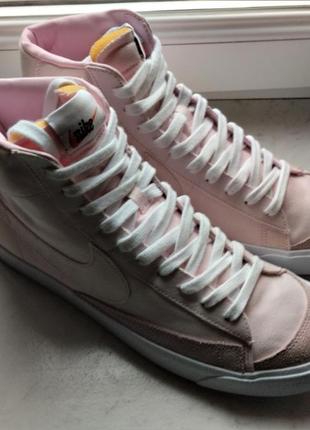 Кеди високі nike blazer mid 77 vintage pink foam оригінал3 фото