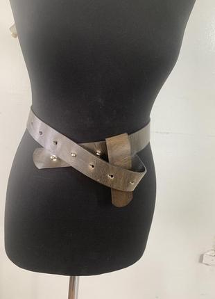 Ремень на кабурных винтах из натуральной ремня кожи