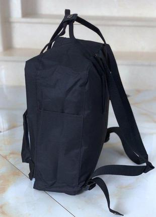 Стильный женский рюкзак fjallraven kanken classic в черно-сером цвете😍4 фото