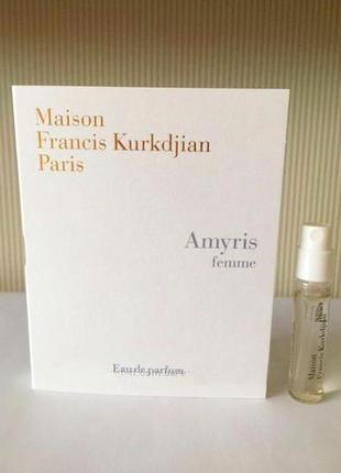 Amyris femme maison francis kurkdjian💥original 1,5 мл распив аромата затест2 фото