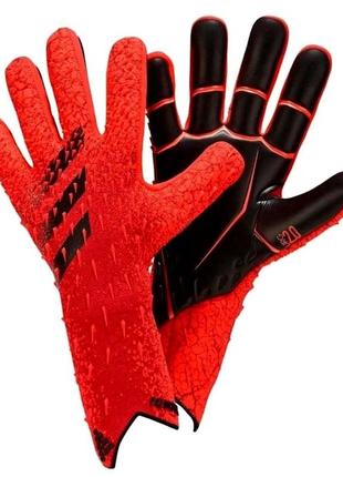 Воротарські рукавиці adidas goalkeeper gloves predator (7-10 розміри)