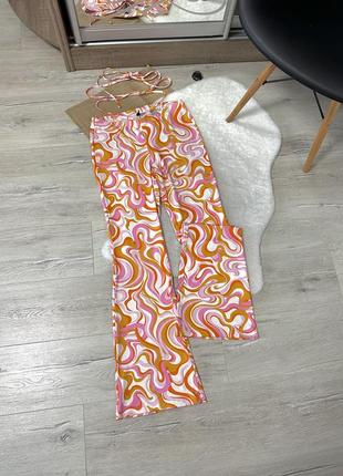 Брюки клеш от h&m