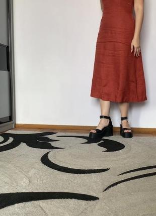 Лляне плаття сукня преміальний льон люкс льон