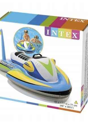 Надувная игрушка intex скутер (57520 np) размером 117х77см