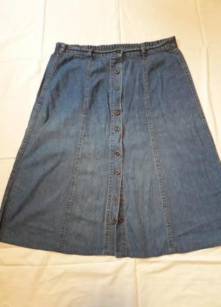Юбка джинсовая на 12 размер1 фото