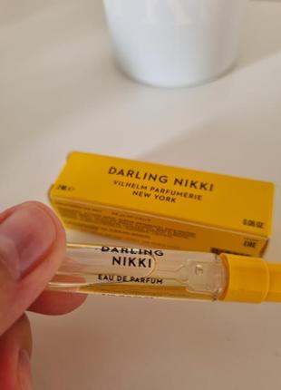 Пробник парфюма darling nikki от vilhelm parfumerie, 2 мл, оригинал3 фото