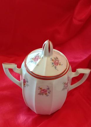 Антикварный фарфор арт деко masse&surget limoges france 40-е