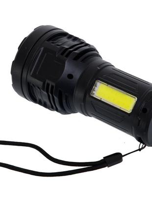 Ліхтарик ручний світлодіодний x-balog bl-s11 чорний5 фото