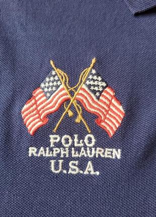 Оригинальная подростковая футболка поло ralph lauren5 фото