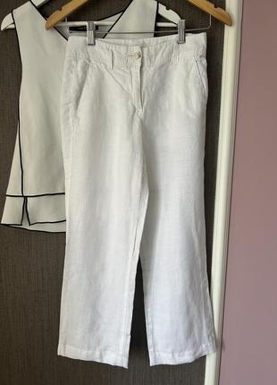 Льняные брюки benetton