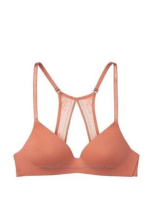 Victoria´s secret  32b бюст без косточек the t-shirt lined wireless bra бюстгальтер виктория сикрет5 фото