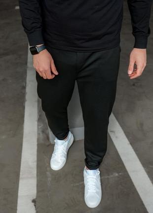 Стильні чоловічі штани чорні | брюки чоловічі1 фото